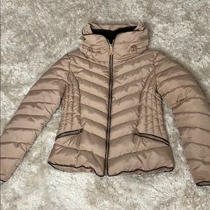 Tan puffer coat NOT FOR SALE